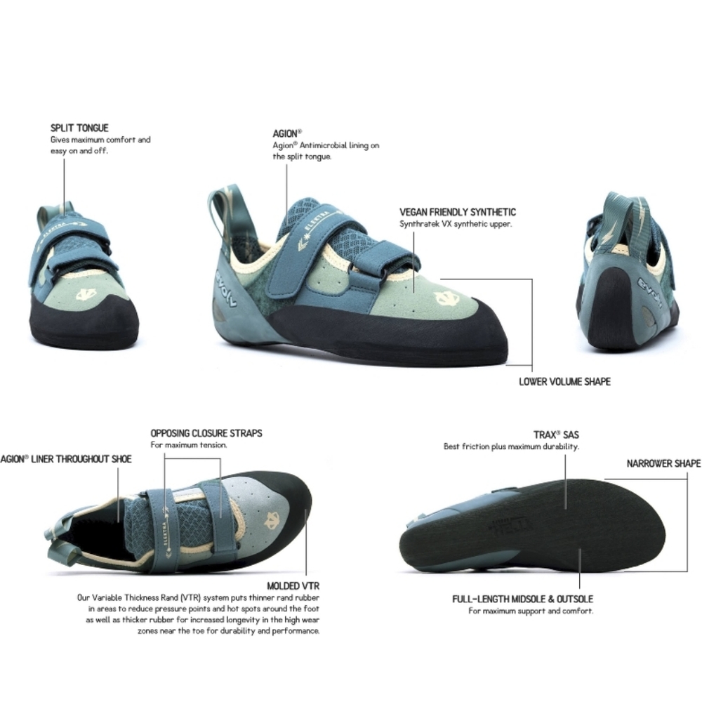 Evolv Electra woman's climb shoes